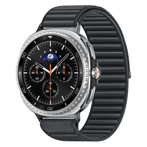 Galaxy Watch8 Classic |  46 мм | Black | Fabric/Graphite | M/L, Размер: 46 мм, Цвет: Black, Тип ремешка: Fabric, Цвет ремешка: Graphite, Размер ремешка: M/L, Подключение часов: Bluetooth / Wi-Fi